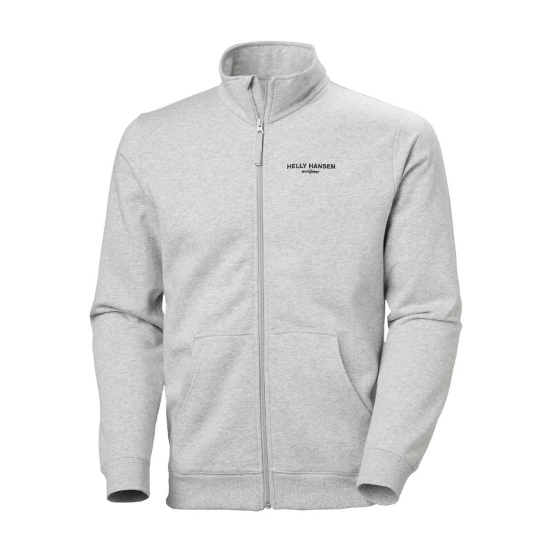 Džemperis HELLY HANSEN Classic Logo Zip Sweatshirt, pilkas 1