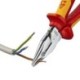 Elektrikų replės siauromis žiaunomis KNIPEX 0826185SB 6