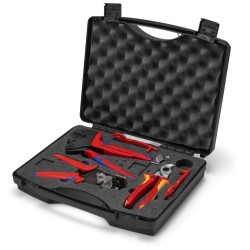 Saulės modulių jungčių apdirbimo replių rinkinys KNIPEX 979104V02