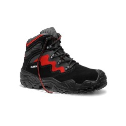 Batai ELTEN Mick Black Red Mid ESD S3S juodi/raudoni