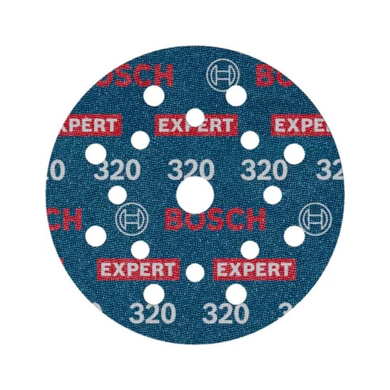 Šlifavimo diskas BOSCH Expert 0780 125mm P320 Velcro, 50vnt. 1