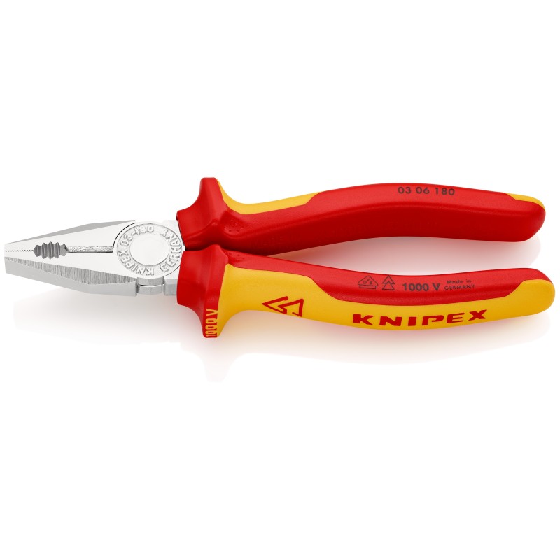 Kombinuotos replės elektrikams KNIPEX 0306180 1