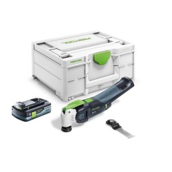 Akum. daugiafunkcis pjovimo įrankis FESTOOL Vecturo Osc 18 E-Basic 4,0