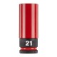 3 dalių smūginių galvučių rinkinys MILWAUKEE SHW 1/2" 3