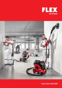 FLEX elektrinių įrankių ir priedų katalogas 2019-2020