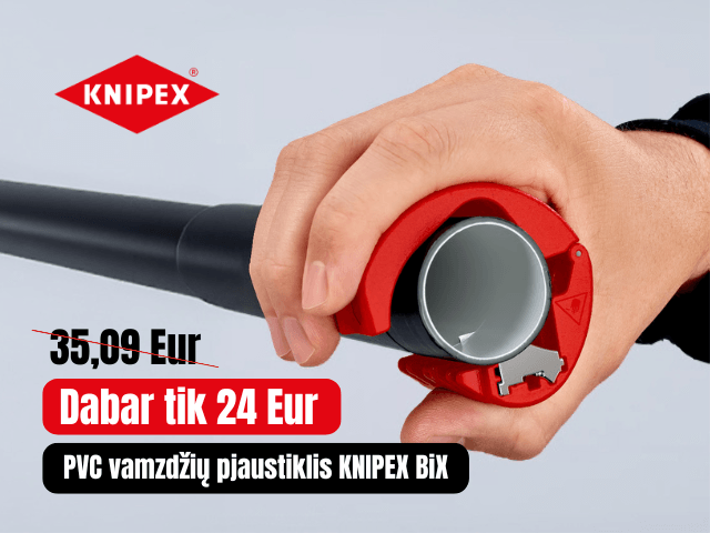 KNIPEX - PVC vamzdžių pjaustiklis 