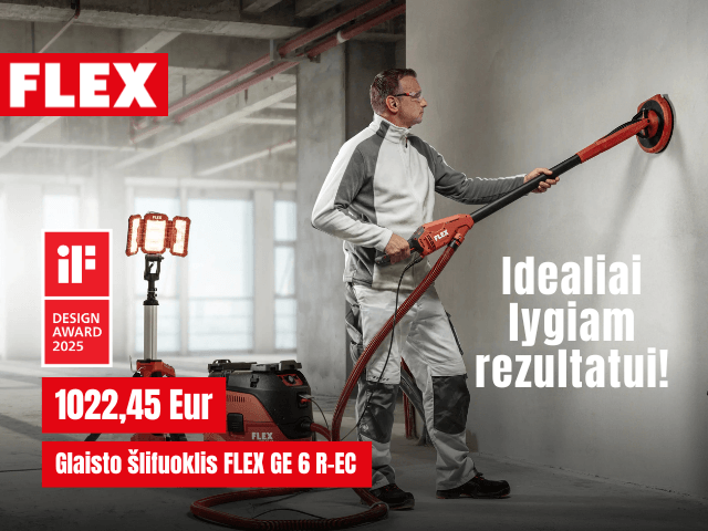 Idealiai lygiam rezultatui - FLEX GE 6 R-EC