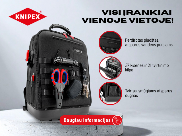 Kuprinė įrankiams KNIPEX Modular X18