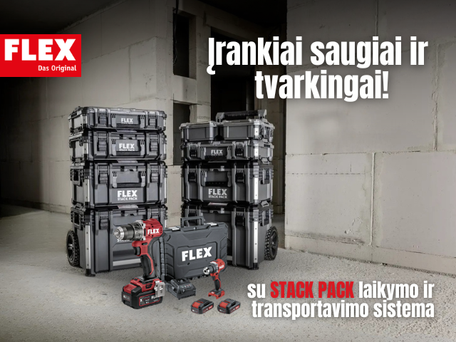 FLEX laikymo sistema