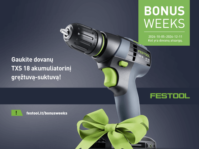 Festool BONUS WEEKS akcija 26 